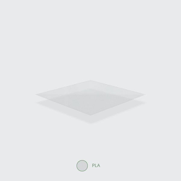 Vegware 8oz PLA Hinged Deli Container, Clear Compostable Cold-Food Container (QTY 300), SKU VHD-08