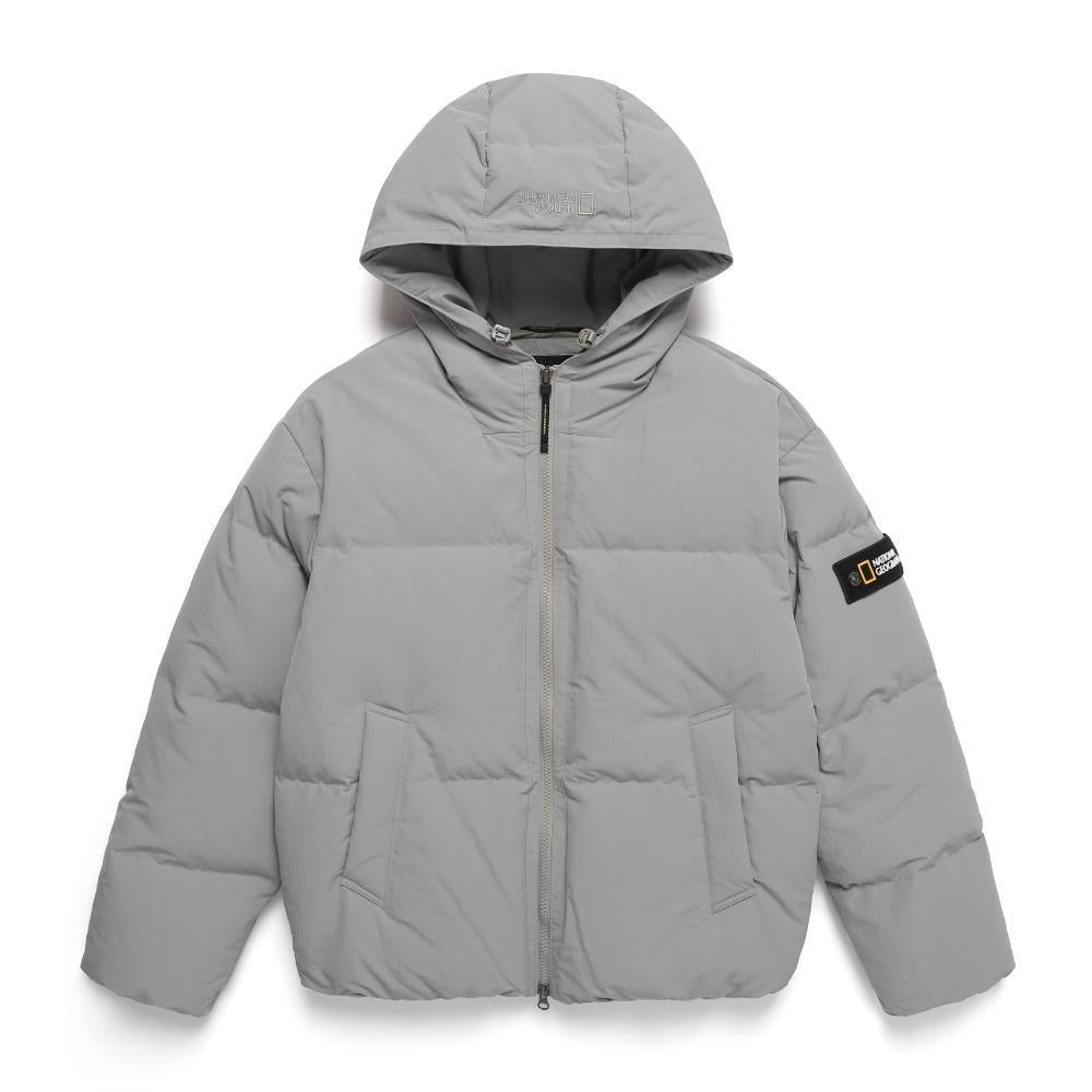 Riize 24Fw Heron Collection - Hooded Heron Goose Down Jumper Lichen Khaki