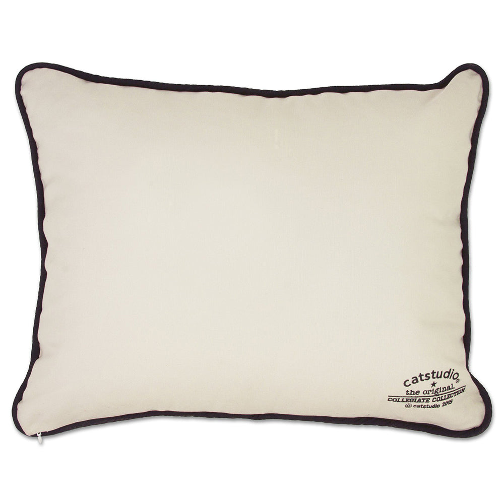 Virginia Commonwealth University (VCU) Collegiate Embroidered Pillow by Cat Studio