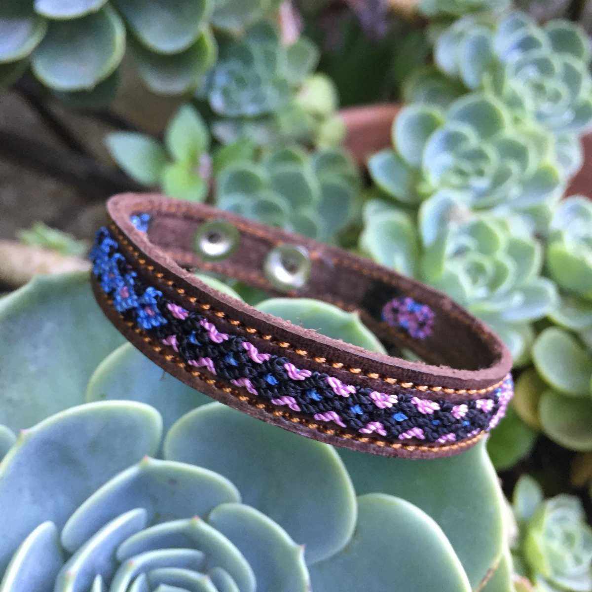 Vista Leather Adjustable Friendship Bracelet - Mexico