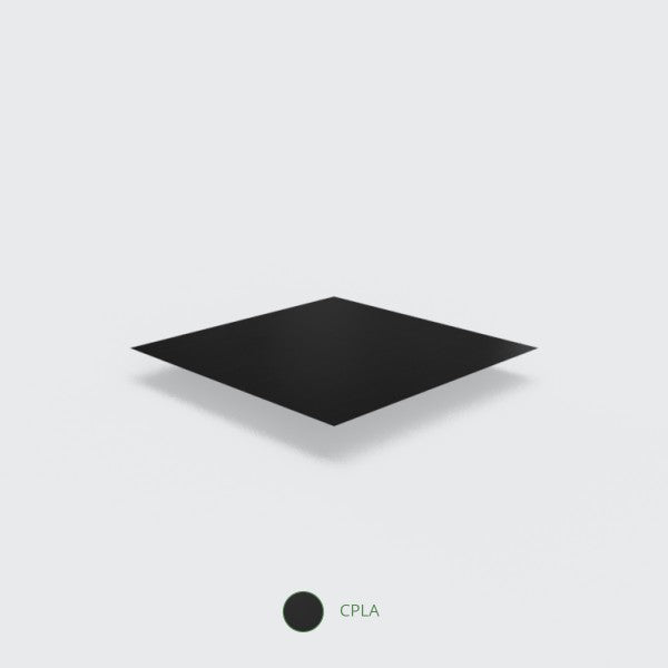 Vegware 79-Series CPLA Hot Cup Lid, Black (QTY 1000), SKU VLID79SB