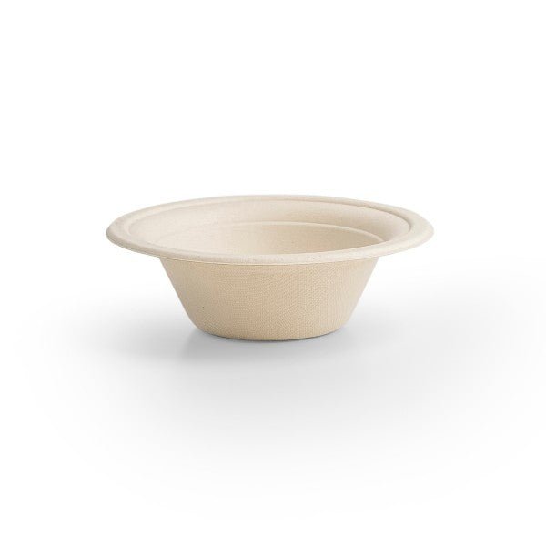 Vegware Nourish Gourmet 12oz Bowl, Natural Molded Fiber (QTY:1000)