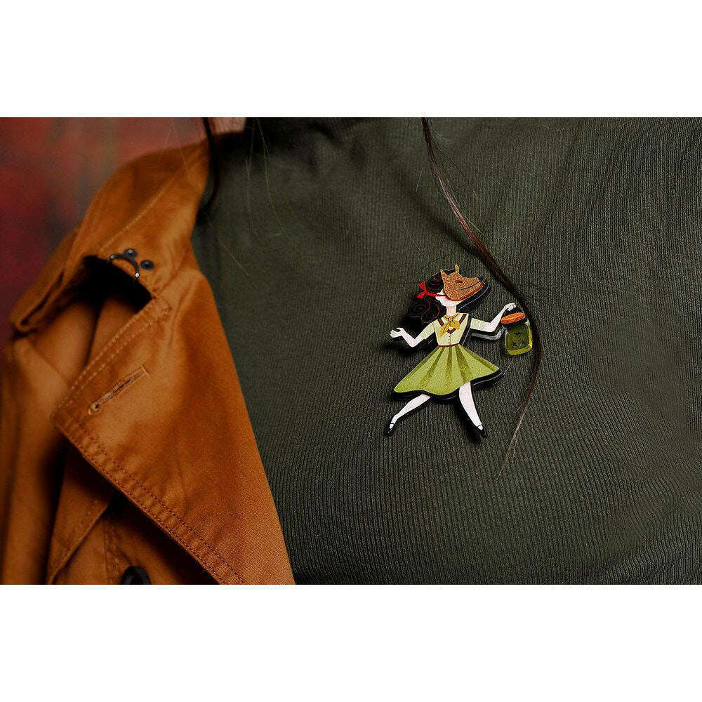 Wolf Scout Brooch by Laliblue | PRE-ORDER SHIPS IN 2-3 WEEKS