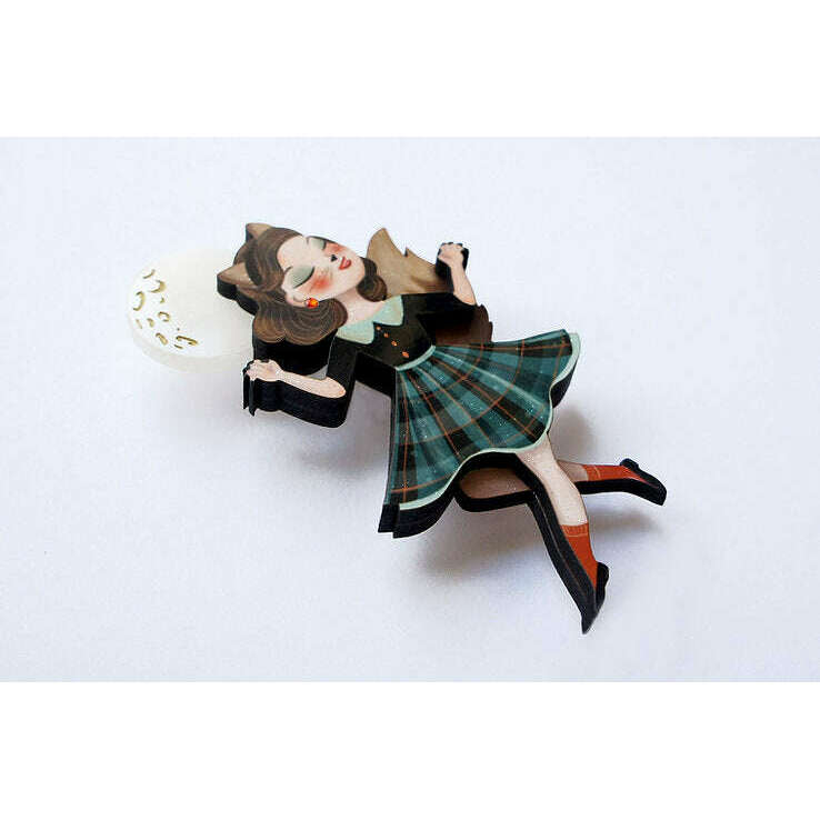 Wolf Woman Brooch by Laliblue | PRE-ORDER SHIPS IN 2-3 WEEKS