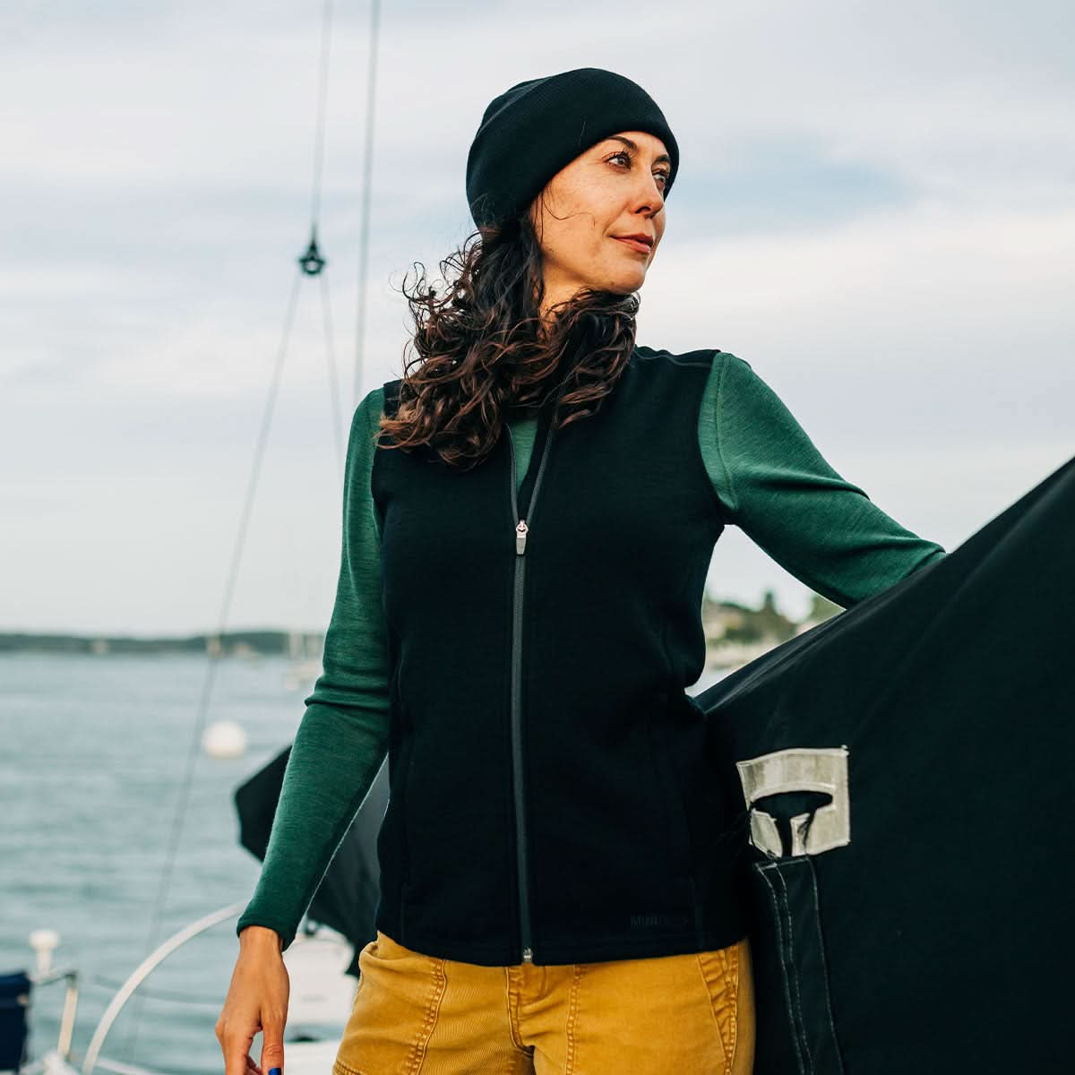 Women's Heavyweight Wool Vest - 100% Merino Wool