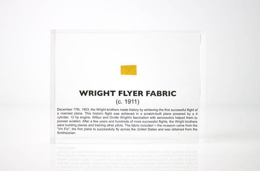 Wright Flyer Fabric Artifact Display