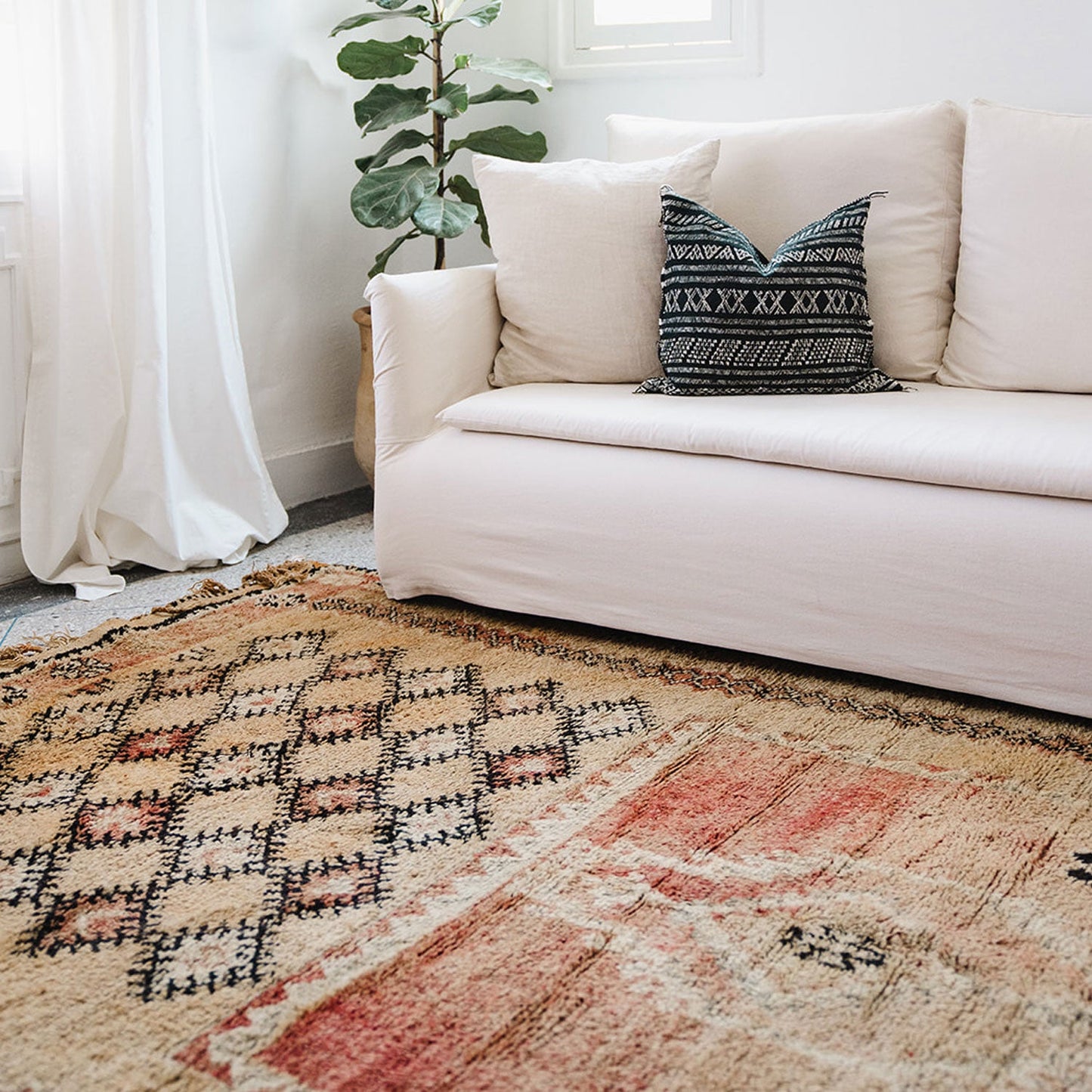 Youssra Vintage Moroccan Rug | 6'3" x 12'3"