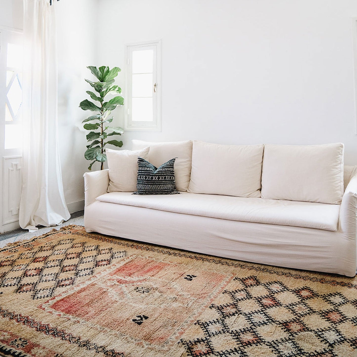 Youssra Vintage Moroccan Rug | 6'3" x 12'3"