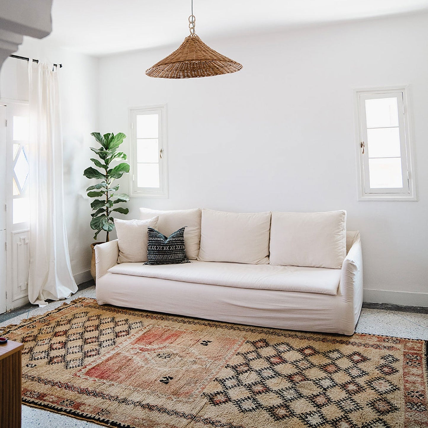 Youssra Vintage Moroccan Rug | 6'3" x 12'3"