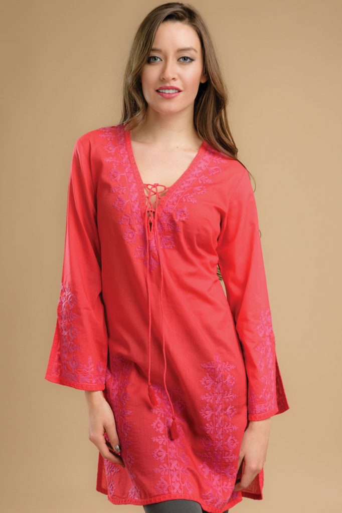 Lakshita Coral Tunic - Osadia Concept Store